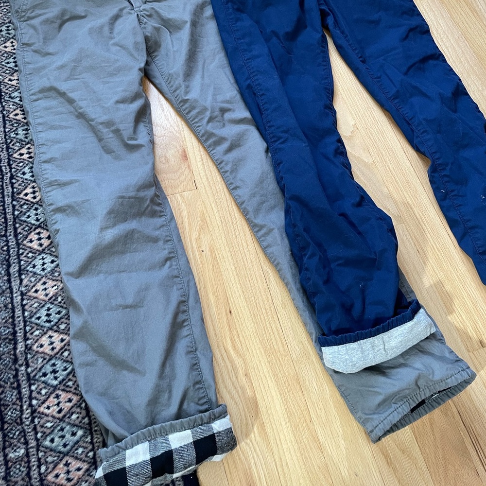 Lot of 2, boys lined pants